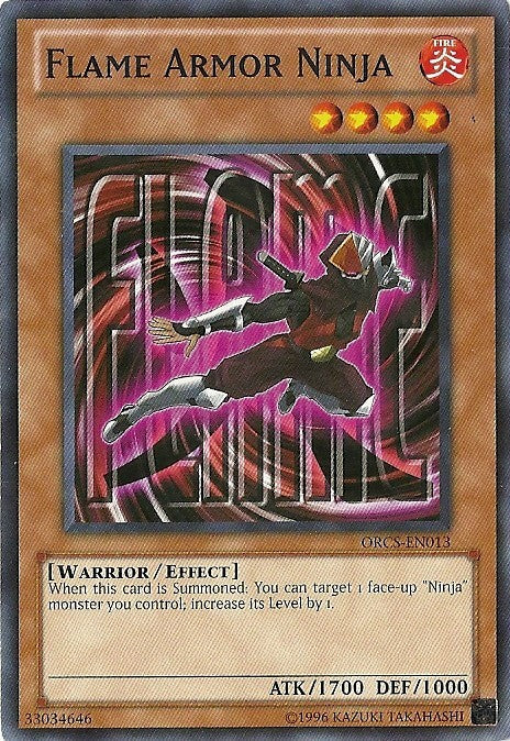 Flame Armor Ninja - ORCS-EN013 - Common - Unlimited available at 401 Games Canada