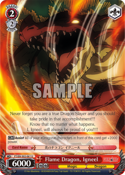 Flame Dragon, Igneel - FT/EN-S02-061 - Uncommon available at 401 Games Canada