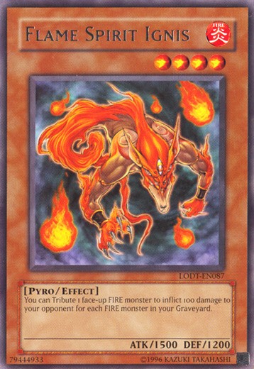 Flame Spirit Ignis - LODT-EN087 - Rare - Unlimited available at 401 Games Canada