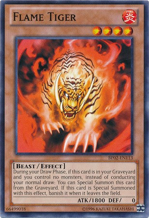 Flame Tiger - BP02-EN113 - Common - Unlimited available at 401 Games Canada