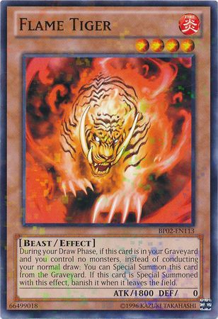 Flame Tiger - BP02-EN113 - Mosaic Rare - Unlimited available at 401 Games Canada