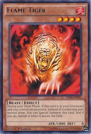 Flame Tiger - BP03-EN095 - Rare - 1st Edition available at 401 Games Canada