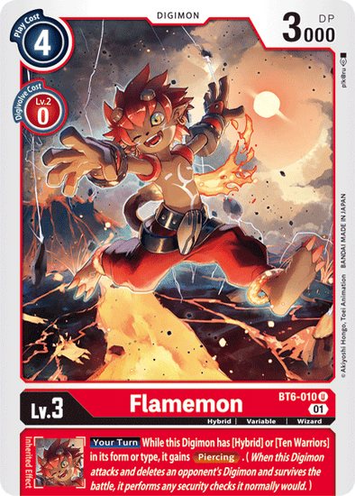 Flamemon - BT6-010 - Uncommon available at 401 Games Canada