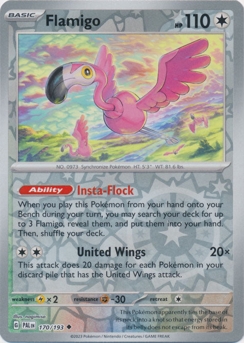 Flamigo - 170/193 - Uncommon - Reverse Holo available at 401 Games Canada