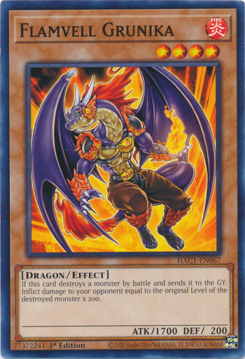 Flamvell Grunika - HAC1-EN067 - Common available at 401 Games Canada
