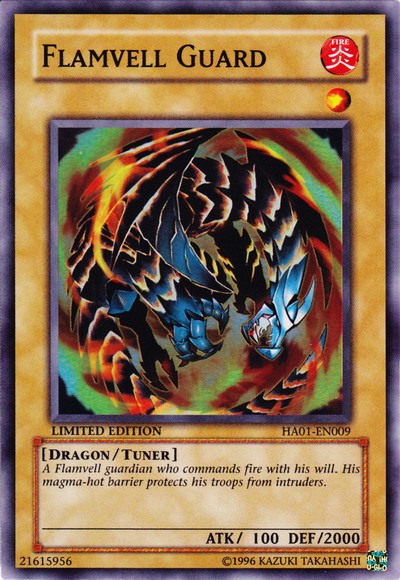 Flamvell Guard - HA01-EN009 - Super Rare - Limited Edition available at 401 Games Canada