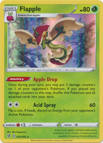 Flapple - 022/192 - Holo Rare available at 401 Games Canada