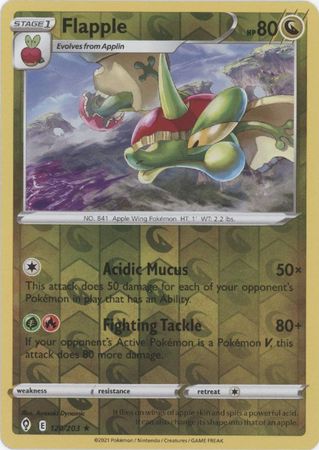 Flapple - 120/203 - Rare - Reverse Holo available at 401 Games Canada