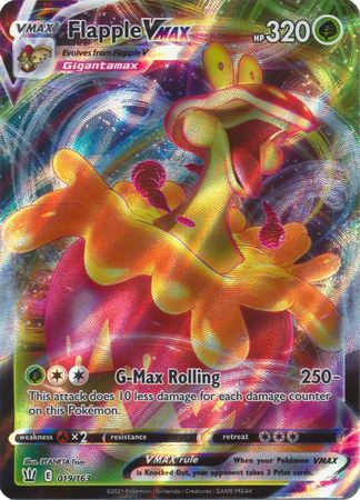 Flapple VMAX - 019/163 - Ultra Rare available at 401 Games Canada