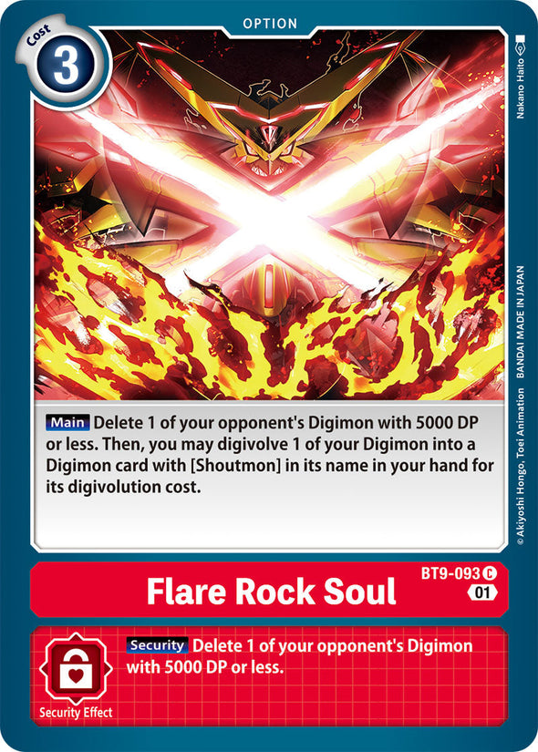 Flare Rock Soul - BT9-093 - Common available at 401 Games Canada