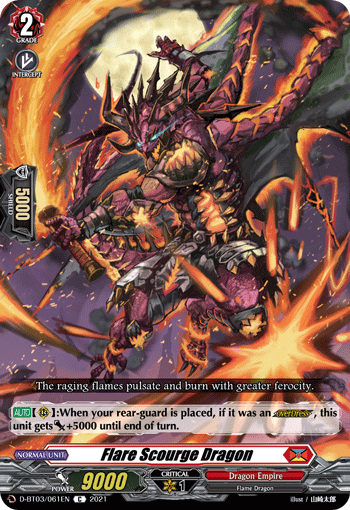 Flare Scourge Dragon - D-BT03/061 - Common available at 401 Games Canada