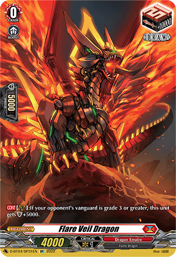 Flare Veil Dragon - D-BT04/SP31 - SP available at 401 Games Canada