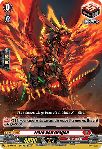 Flare Veil Dragon - D-BT07/Re11 - Special Reprint available at 401 Games Canada