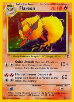 Flareon - 10/110 - Holo available at 401 Games Canada