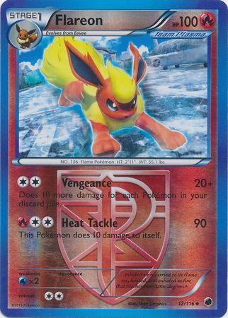 Flareon - 12/116 - Uncommon - Reverse Holo available at 401 Games Canada