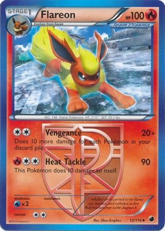 Flareon - 12/116 - Uncommon available at 401 Games Canada