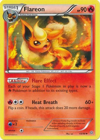 Flareon - 13/98 - Uncommon available at 401 Games Canada