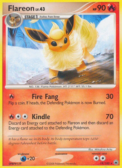 Flareon - 19/100 - Rare available at 401 Games Canada