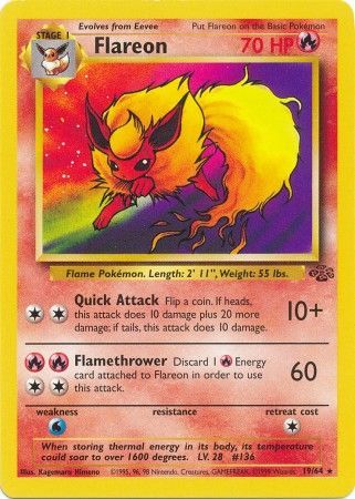 Flareon - 19/64 - Rare - Unlimited available at 401 Games Canada