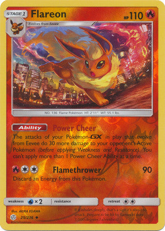 Flareon - 25/236 - Uncommon - Reverse Holo available at 401 Games Canada