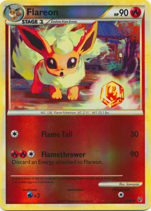 401 Games Canada - Flareon - 26/90 - Uncommon - Reverse Holo 401 Games Canada - Flareon - 26/90 - Uncommon - Reverse Holo