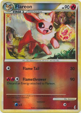 Flareon - 44/95 - Uncommon - Reverse Holo available at 401 Games Canada