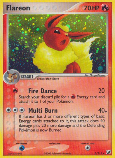 Flareon - 5/115 - Holo Rare available at 401 Games Canada