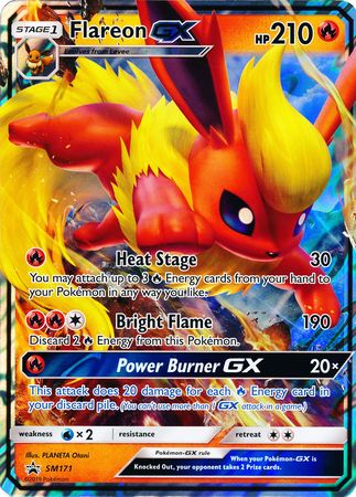 Flareon GX - SM171 - Promo available at 401 Games Canada