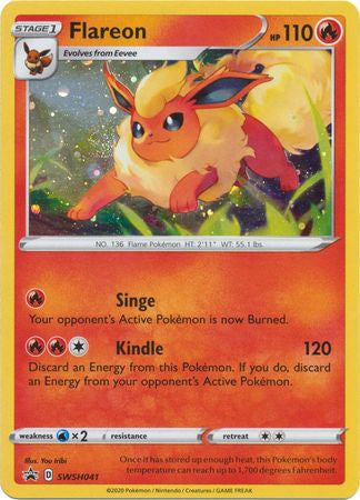 Flareon - SWSH041 - Holo Promo available at 401 Games Canada