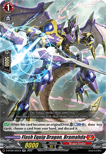 Flash Equip Dragon, Bramahda - D-BT06/023 - Double Rare available at 401 Games Canada