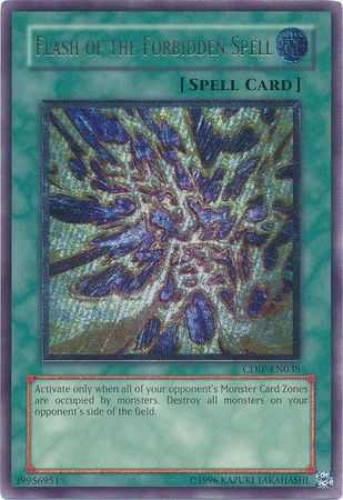 Flash of the Forbidden Spell - CDIP-EN038 - Ultimate Rare - Unlimited available at 401 Games Canada