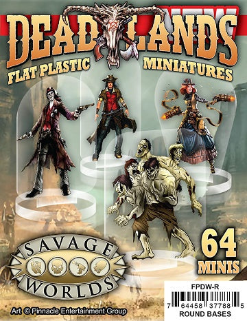 Flat Plastic Miniatures - Deadlands available at 401 Games Canada