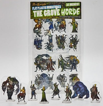 Flat Plastic Miniatures - The Grove Horde available at 401 Games Canada