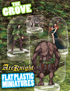 Flat Plastic Miniatures - The Grove available at 401 Games Canada