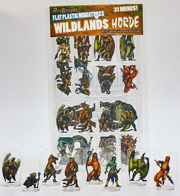 Flat Plastic Miniatures - Wildlands Horde available at 401 Games Canada