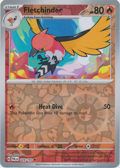 Fletchinder - 029/193 - Uncommon - Reverse Holo available at 401 Games Canada