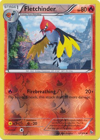 Fletchinder - 17/106 - Uncommon - Reverse Holo available at 401 Games Canada