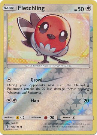 Fletchling - 109/145 - Common - Reverse Holo available at 401 Games Canada