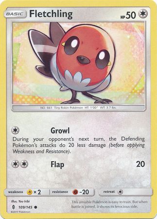 Fletchling - 109/145 - Common available at 401 Games Canada