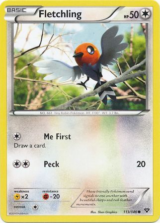 Fletchling - 113/146 - Common available at 401 Games Canada