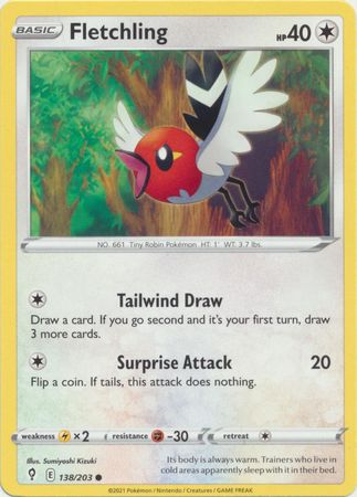 Fletchling - 138/203 - Common available at 401 Games Canada