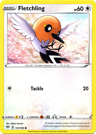 Fletchling - 151/189 - Common available at 401 Games Canada