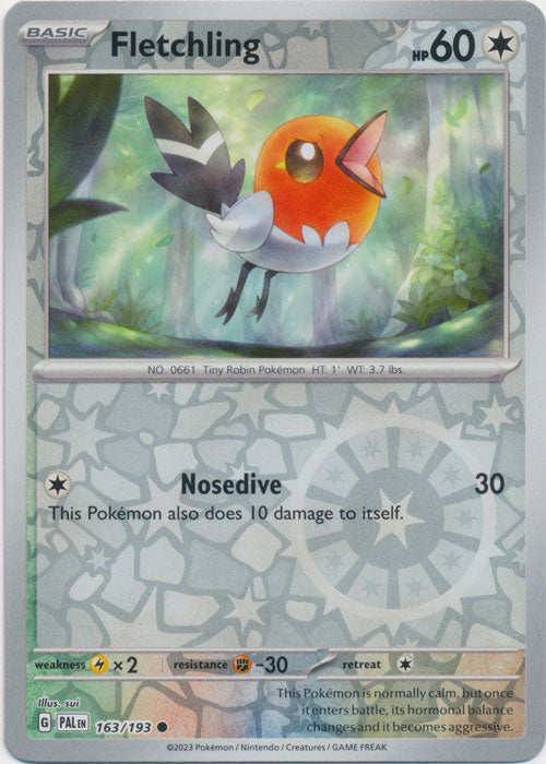 Fletchling - 163/193 - Common - Reverse Holo available at 401 Games Canada