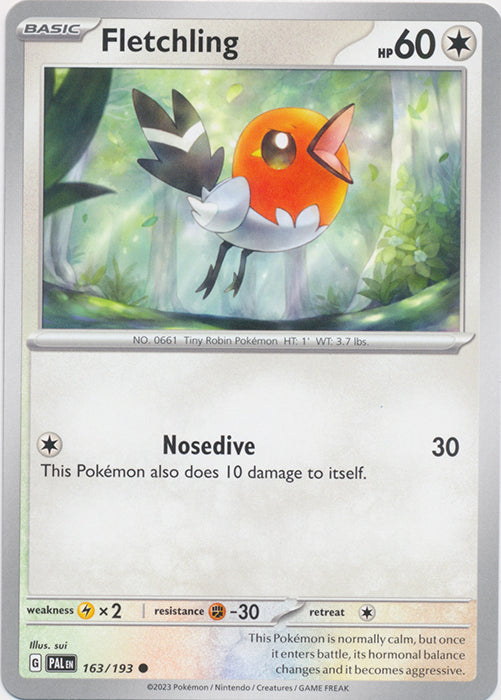 Fletchling - 163/193 - Common available at 401 Games Canada