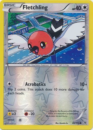 Fletchling - 82/108 - Common - Reverse Holo available at 401 Games Canada