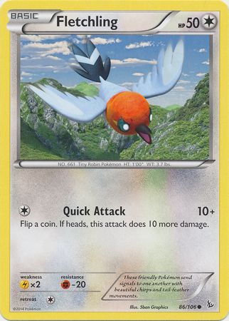 Fletchling - 86/106 - Common available at 401 Games Canada