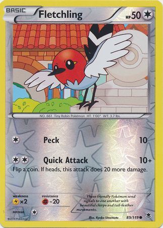 Fletchling - 89/119 - Common - Reverse Holo available at 401 Games Canada