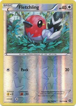 Fletchling - 94/114 - Common - Reverse Holo available at 401 Games Canada