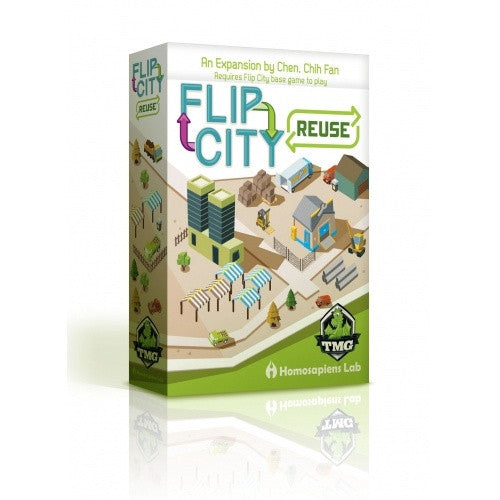 Flip City - Reuse Expansion available at 401 Games Canada