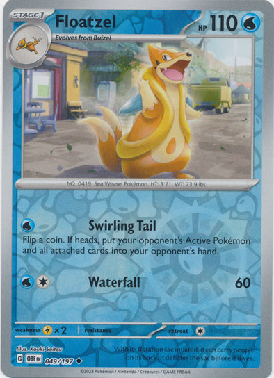 Floatzel - 049/197 - Uncommon - Reverse Holo available at 401 Games Canada